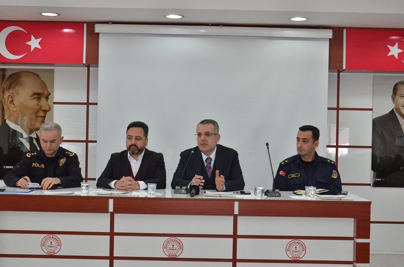 2023 Yılı İlk Muhtarlar Toplantısı Kaymakam Hasan Hüseyin Vural' ın Başkanlığında Gerçekleştirildi.